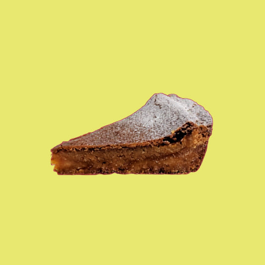 Candied Pie Slice with Icing Sugar
